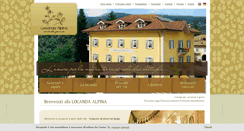 Desktop Screenshot of locandalpina.it