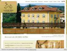 Tablet Screenshot of locandalpina.it